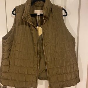 Michael Kors Army Green Vest (NWT)